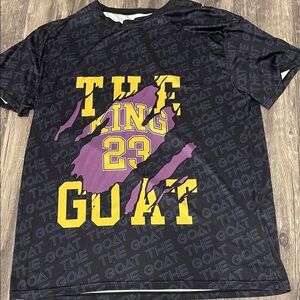 Black and Purple Graphic Tee